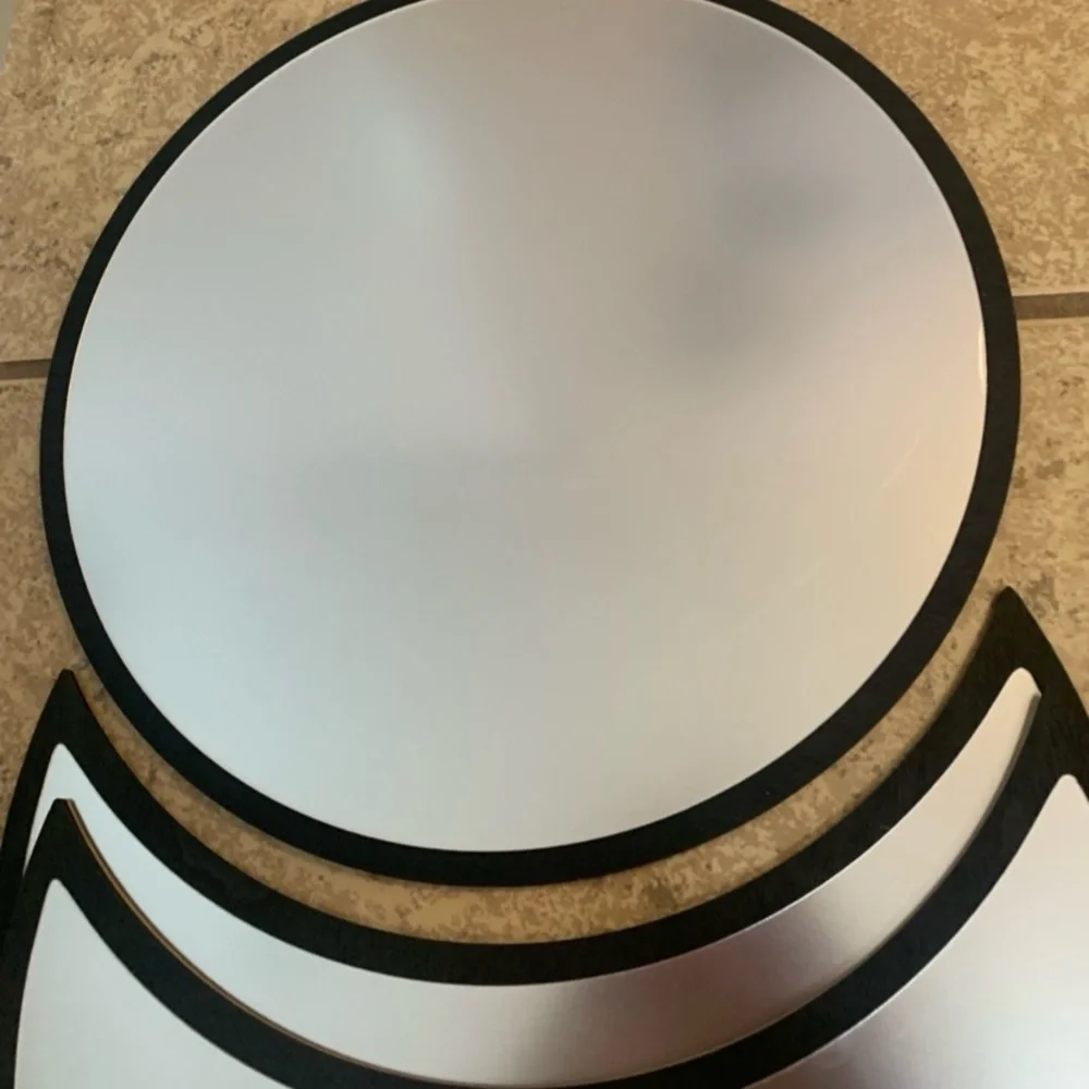 New! Moon Phase Mirror Set. Set of Five (5) Pieces.